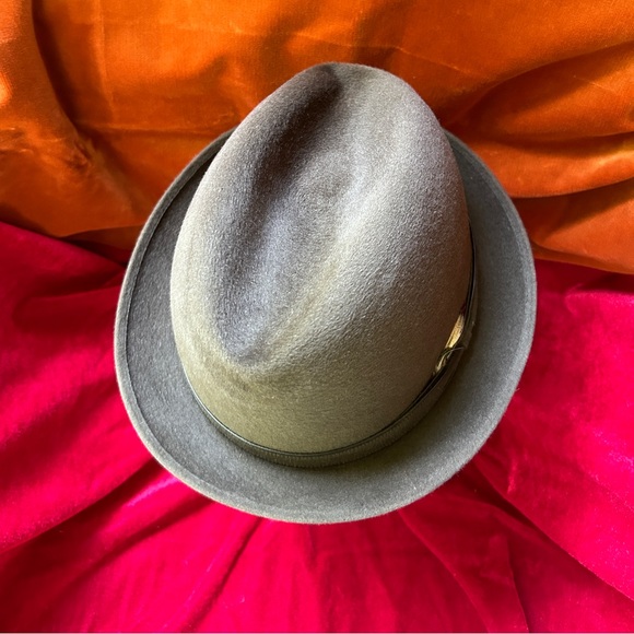 VINTAGE AUTHENTIC DOBBS FIFTH AVENUE FEDORA - Picture 4 of 7